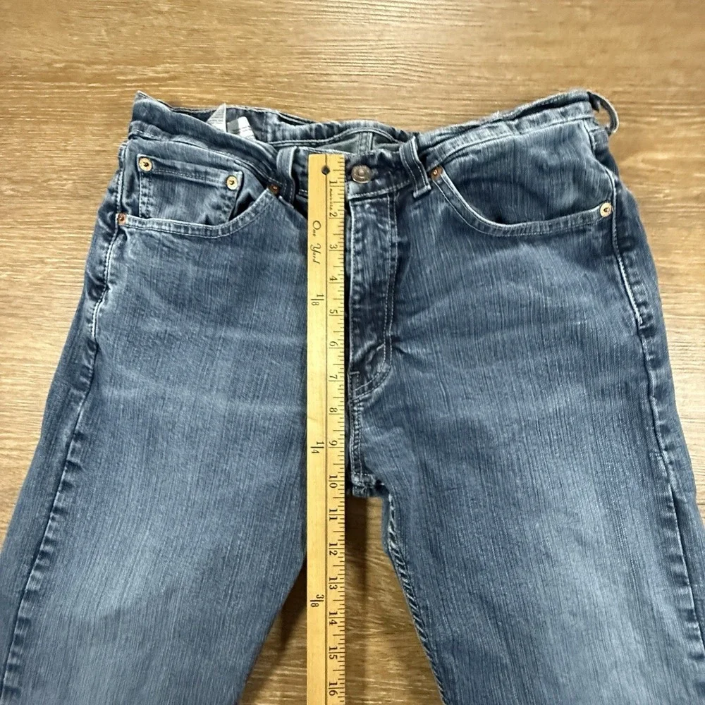 Levi's 505 Men's 32x32 Straight Leg Jeans Medium Wash Stretch Denim Casual